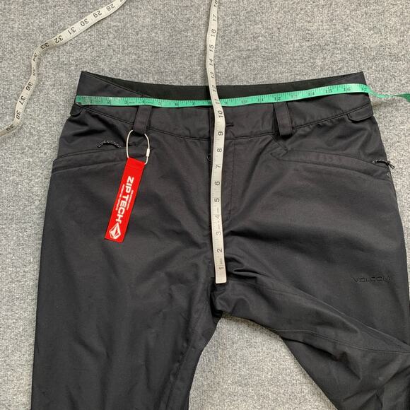 Volcom Snowboarding Pants Womens L Large Black Species Stretch Ski Zip Tech 10k - Picture 7 of 15